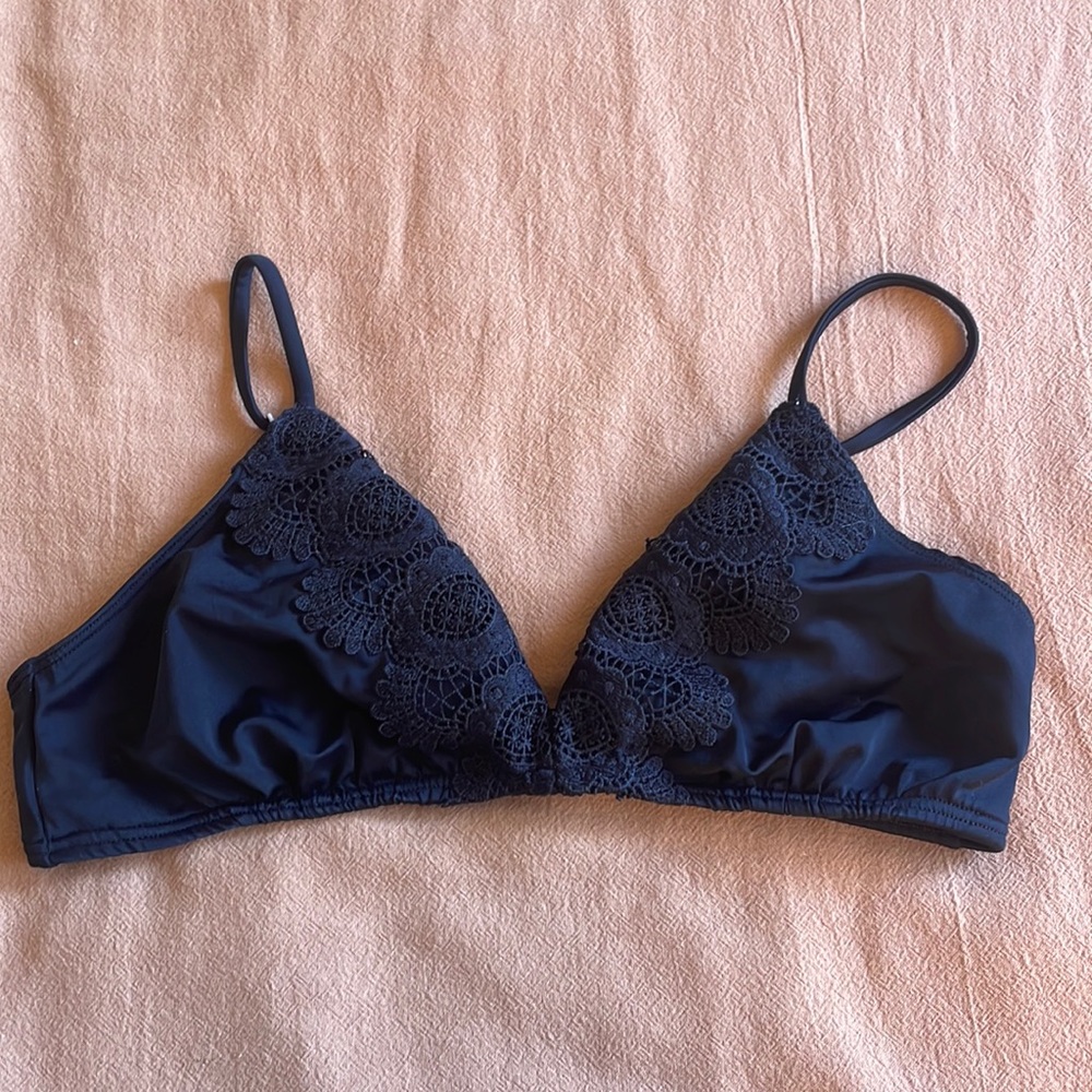 Loft Black Bikini Top